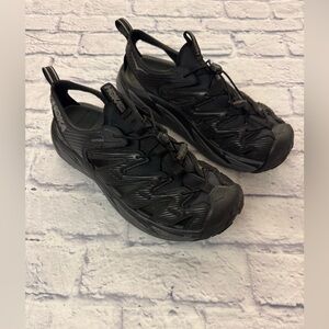 Hoka Hopara mens sz 10.5 Black Athletic/Hiking Shoe. Neoprene inner.